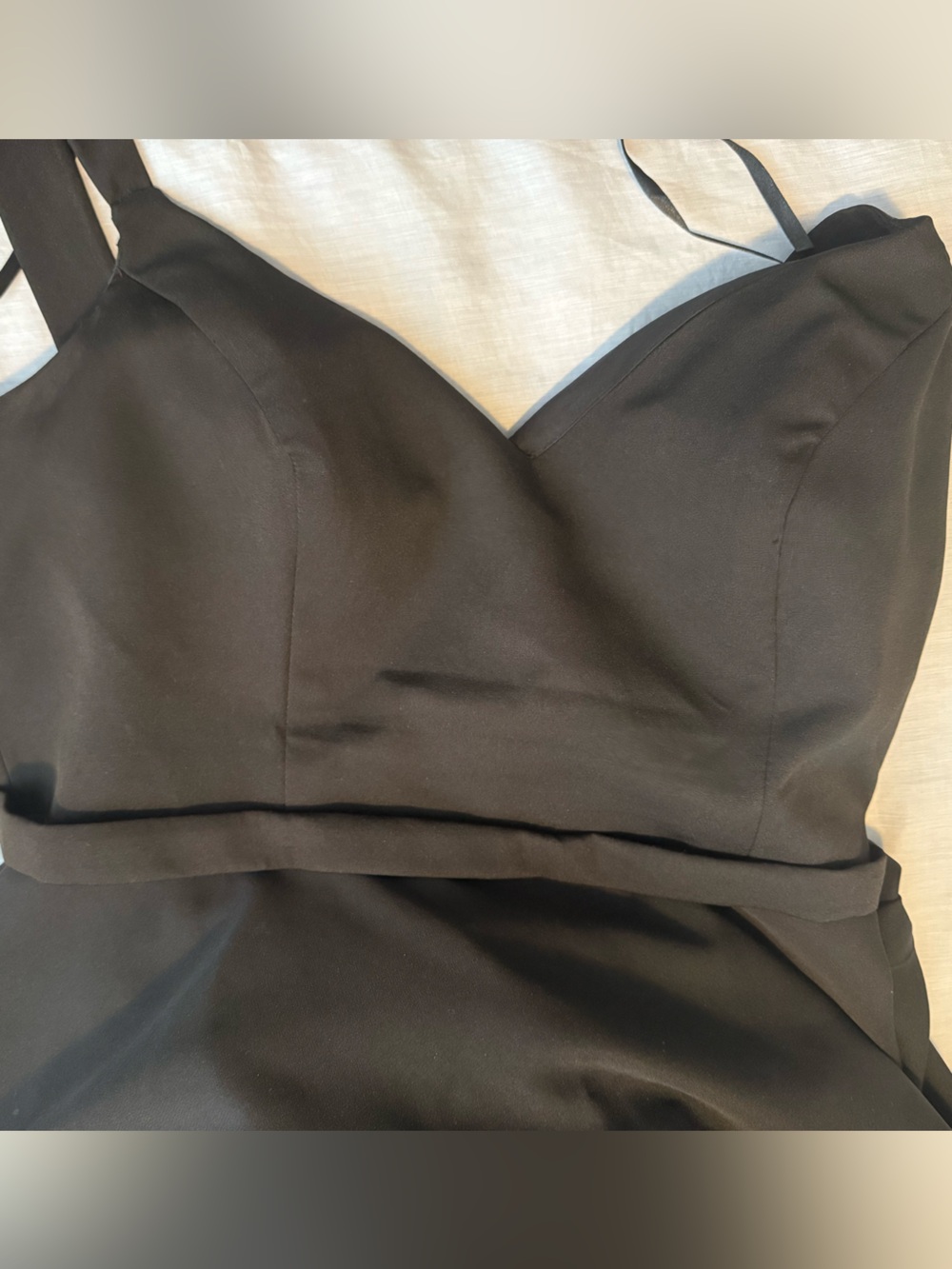 🖤 Classic Black A-Line Formal Dress (Altered to Size 12) 🖤 - Picture 12 of 15